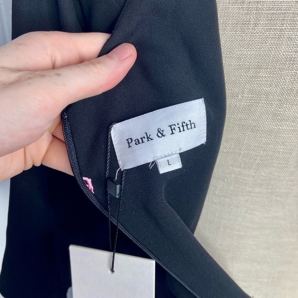 NWT Park & Fifth Carall Mini Dress in Rosebud Women’s Size Large One Shoulder - Picture 6 of 9